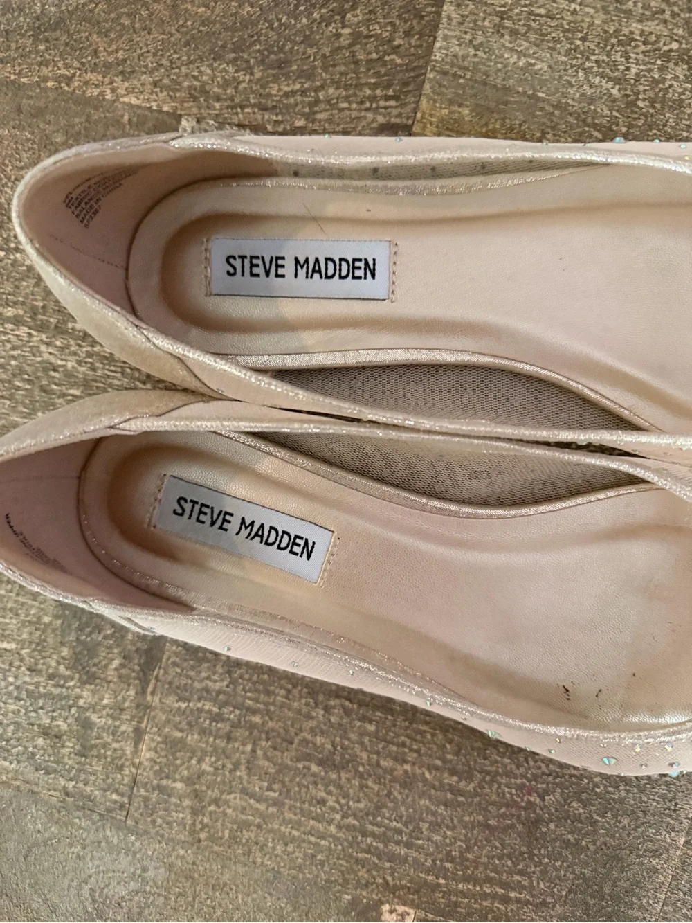 Steve Madden Veloche Beaded Flats Size 8